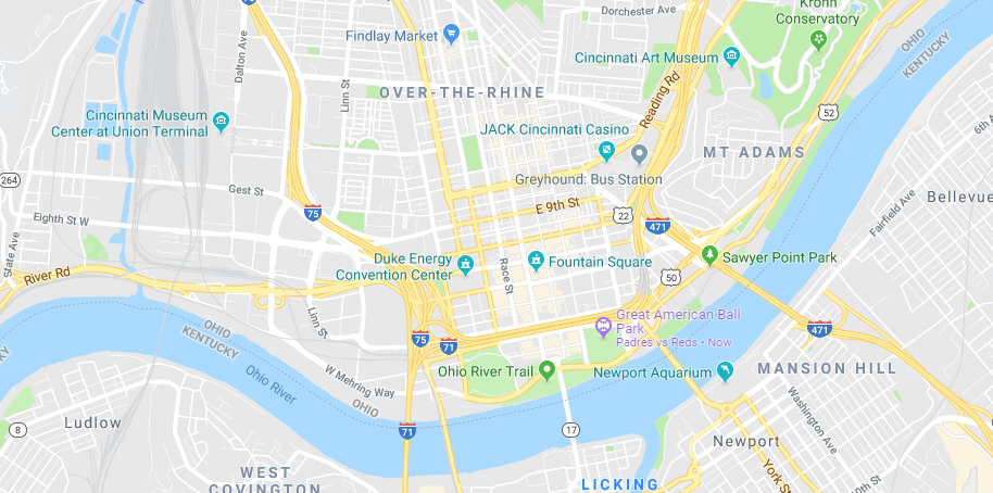 Cincinnati Map